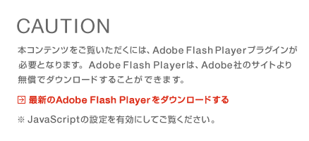 {Recɂ́AAdobe Flash PlayervOCKvƂȂ܂BAdobeFlashPlayeŕAAdobeЂ̃TCg薳Ń_E[h邱Ƃł܂B